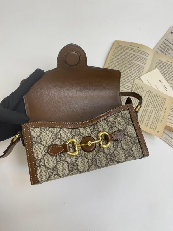 【95成新】Gucci 馬銜扣 1955 迷你包 