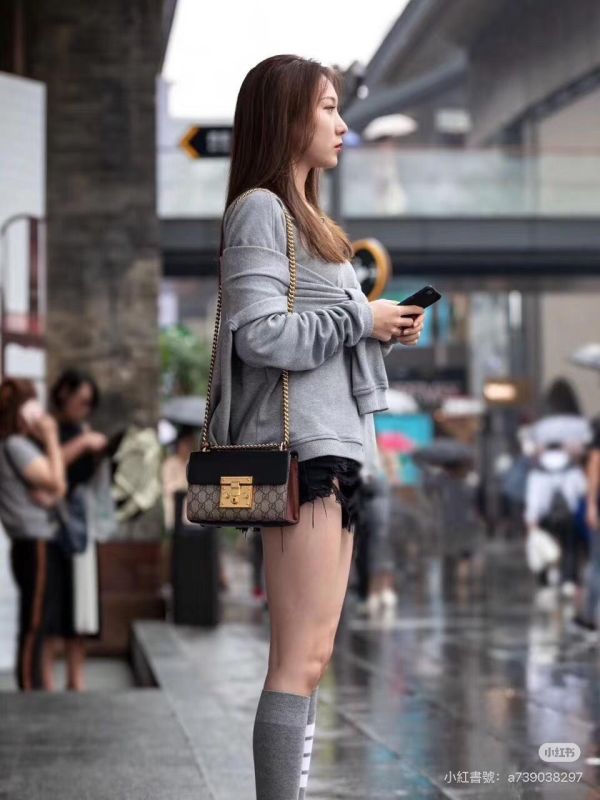 【9成新】GUCCI  PADLOCK GG 小型肩揹袋 