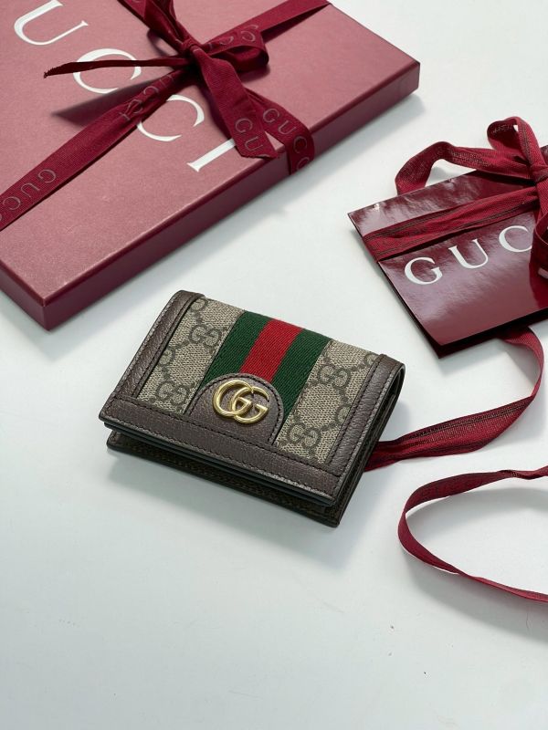 【99成新】GUCCI OPHIDIA 雙折短夾 