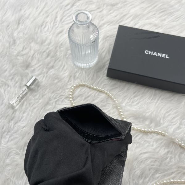 【12期0利率】CHANEL COCO 牛皮零錢卡包【99成新】 