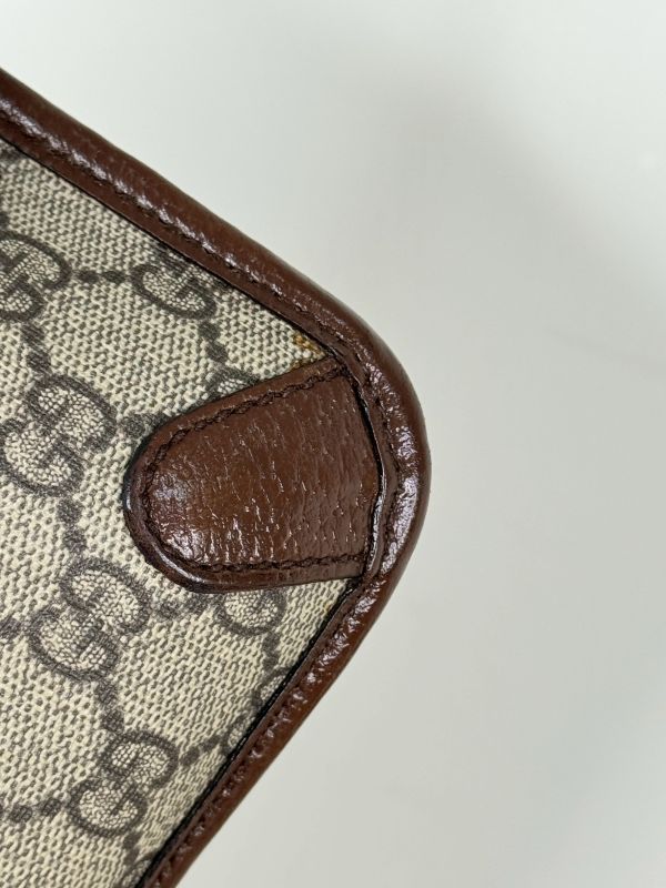 【直播加購只要1元】GUCCI Supreme虎頭胸包 【內裡泛黃】 