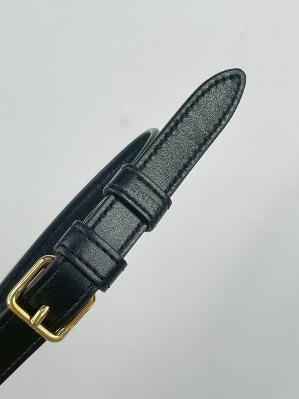 【9成新】CELINE 光滑牛皮革小號波士頓包 