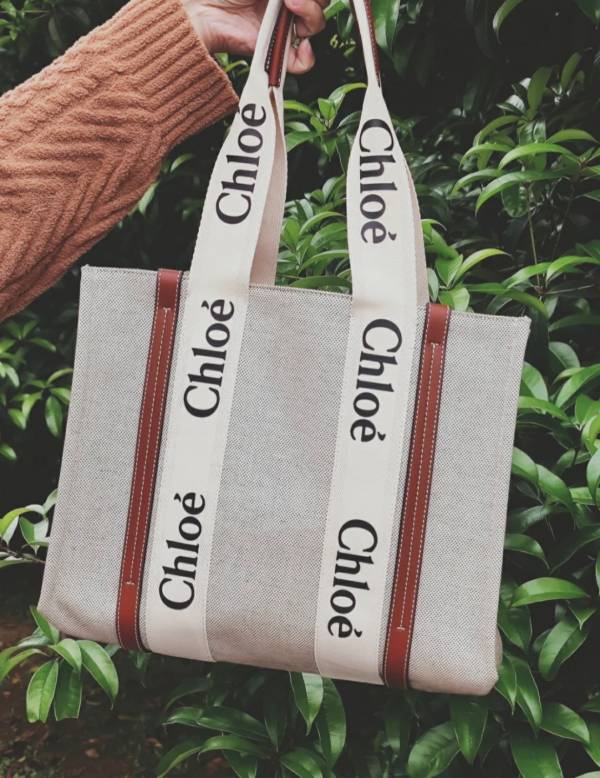 【12期0利率】【現金價】Chloé 中號Woody Tote Bag 