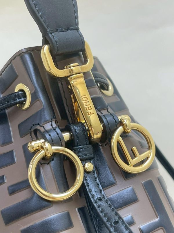 【95成新】FENDI Mon Treso 水桶包 