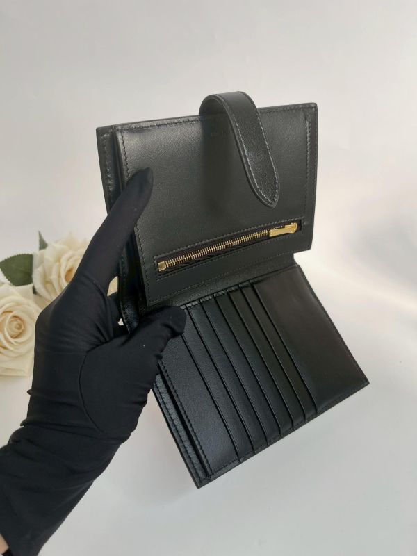 【95成新】CELINE STRAP粒面小牛皮錢包 