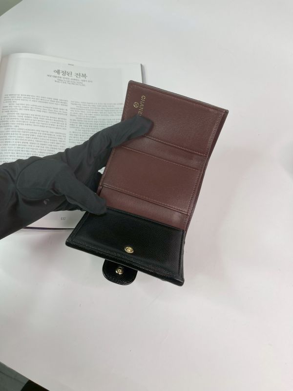 【分期0利率】CHANEL COCO迷你雙層三折短夾【9成新】