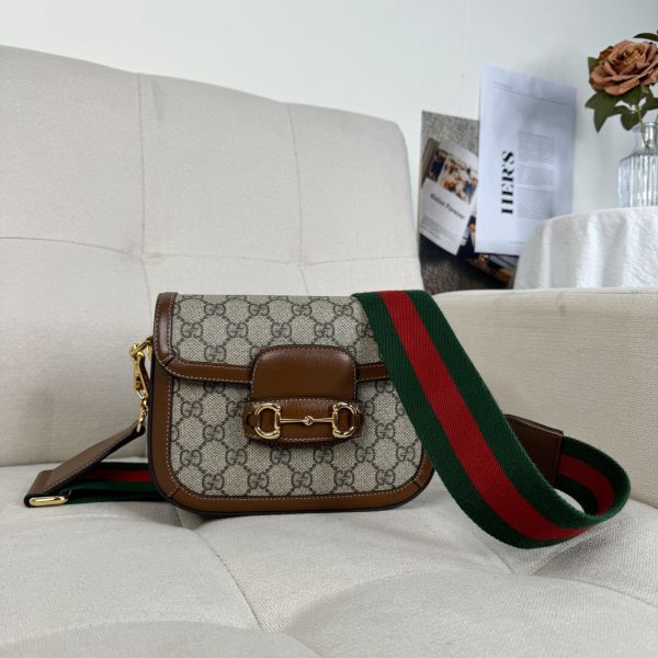 【12期0利率】GUCCI Horsebit 1955 MINI【99成新】 