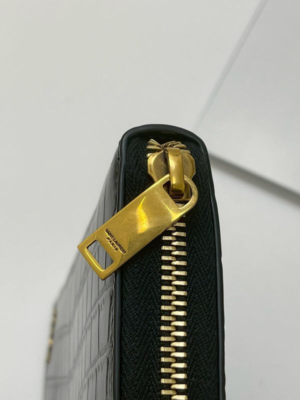 【未使用閒置品】YSL 拉鍊長夾 
