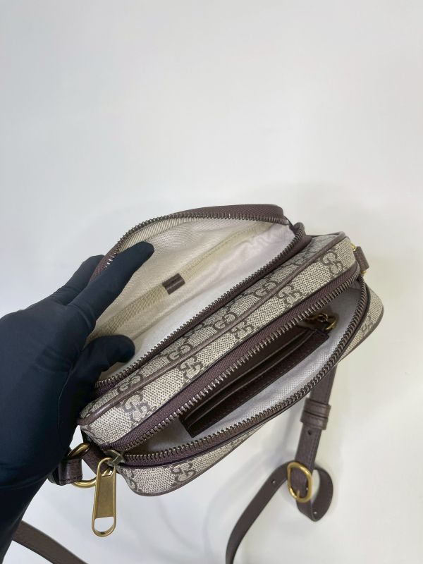【99成新】GUCCI Ophidia 前口袋腰包斜背兩用包 