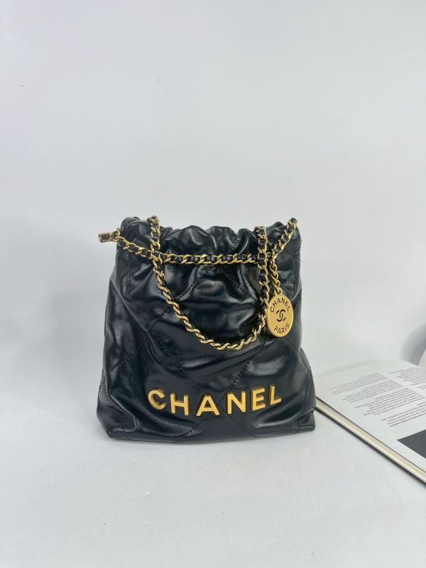 【95成新】CHANEL 22 迷你束口包 