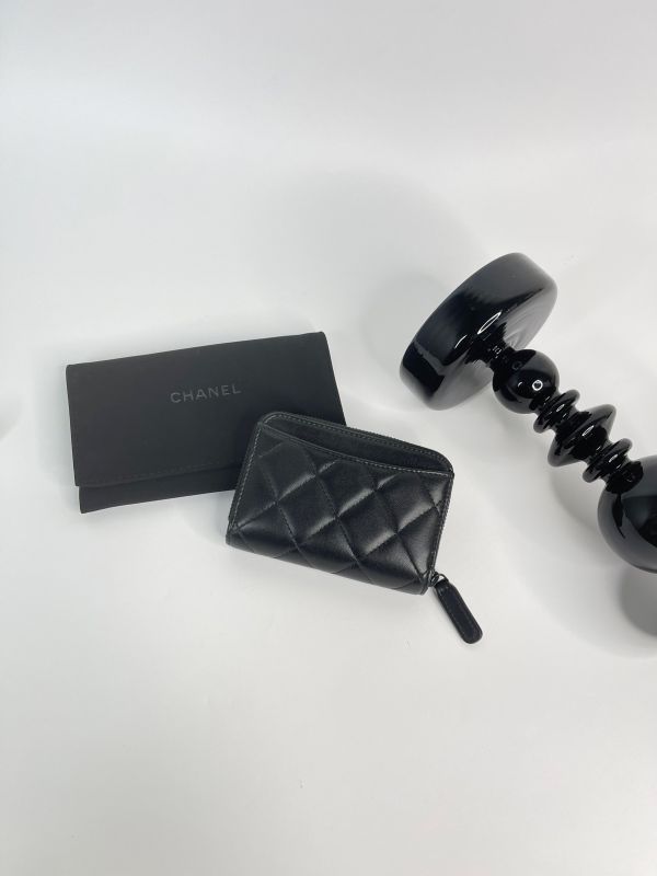 【分期0利率】CHANEL SOBLACK拉鍊零錢卡包【未使用閒置品】 