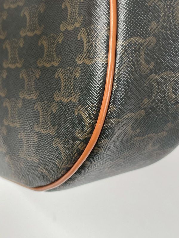 【9成新】CELINE AVA 標誌印花牛皮革手袋 