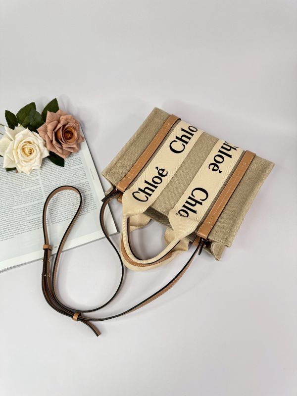 【分期0利率】CHLOE WOODY SMALL 奶茶色【9成新】 
