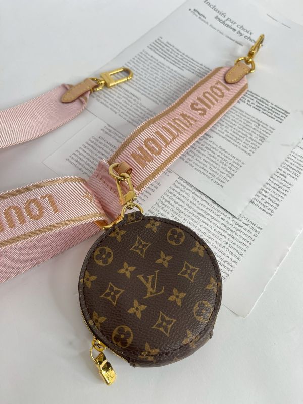 【95成新】LV 五合一麻將包 粉色 