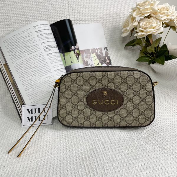 【全新閒置品】【12期0利率】GUCCI 虎頭相機包 