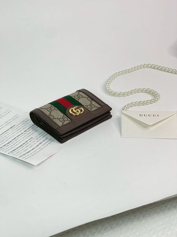 【分期0利率】GUCCI OPHIDIA GG零錢對開短夾【95成新】