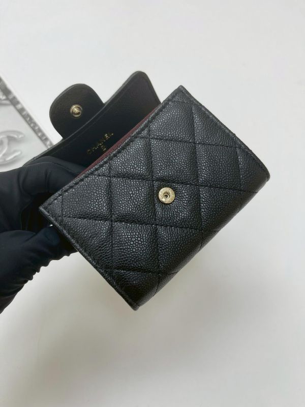 【99成新】CHANEL COCO 雙層翻蓋卡包 