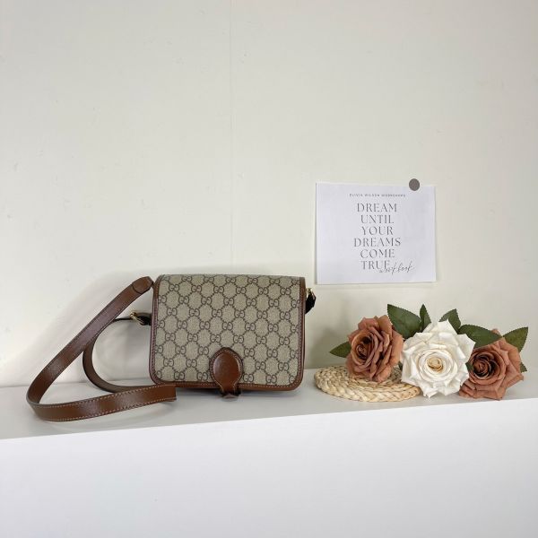 【12期0利率】GUCCI GG RETRO迷你斜背包【22年7月台灣購證】【9成新】 