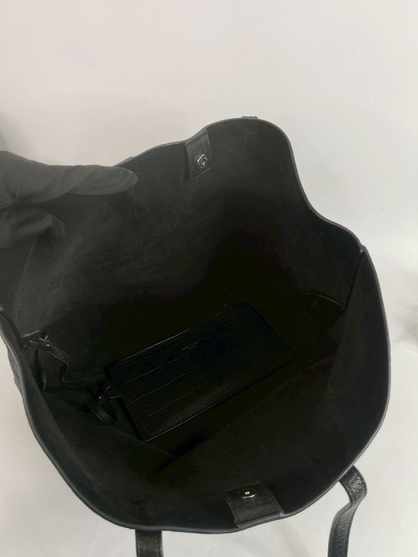 【分期0利率】YSL 鱷魚壓紋托特子母包【9成新】 