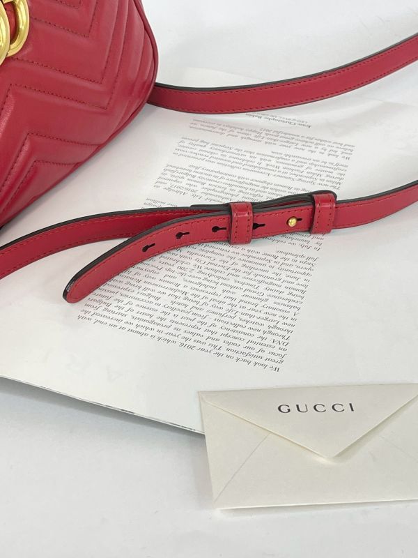 【分期0利率】GUCCI Marmont 相機包紅金【85成新】 