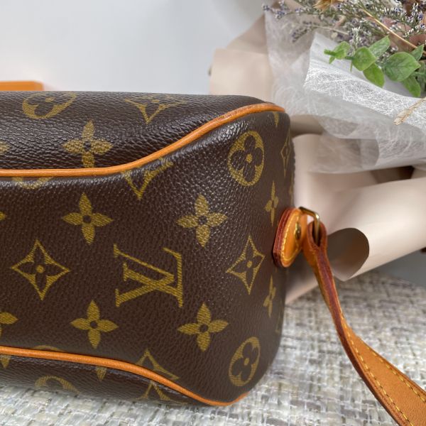 【9成新】【12期0利率】LV 老花柏芝包/蘋果包 