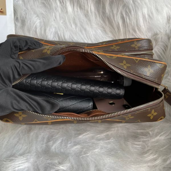 【85成新】【12期0利率】LV Nile Crossbody雙層大型相機包 M45244 