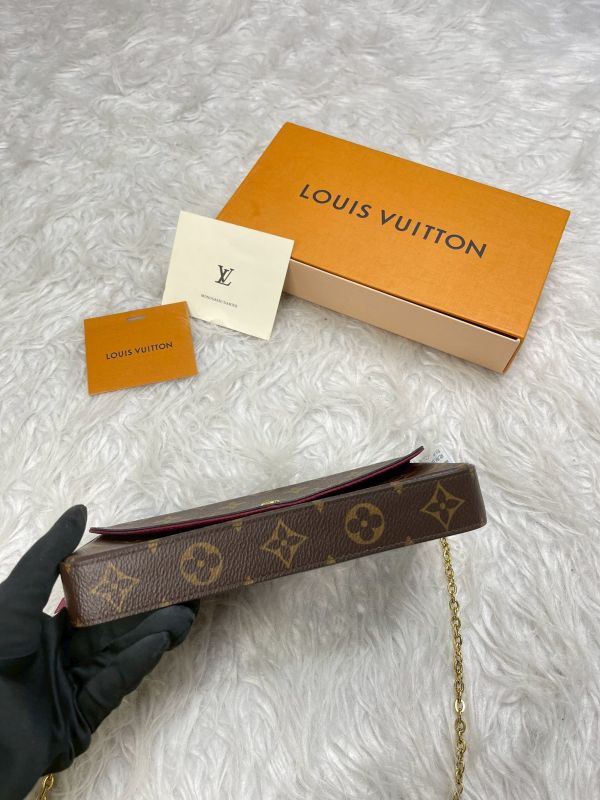【分期0利率】 LV LV Félicie Pochette 舊款老花三合一 (非絨布內裡)【9成新】 