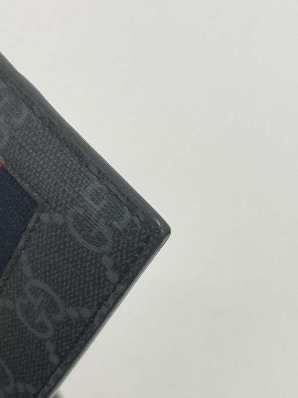 【9成新】GUCCI 織帶8卡短夾 