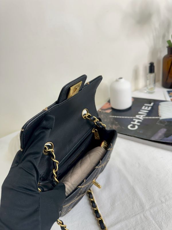 【分期0利率】CHANEL VINTAGE 外縫線方胖【9成新】 