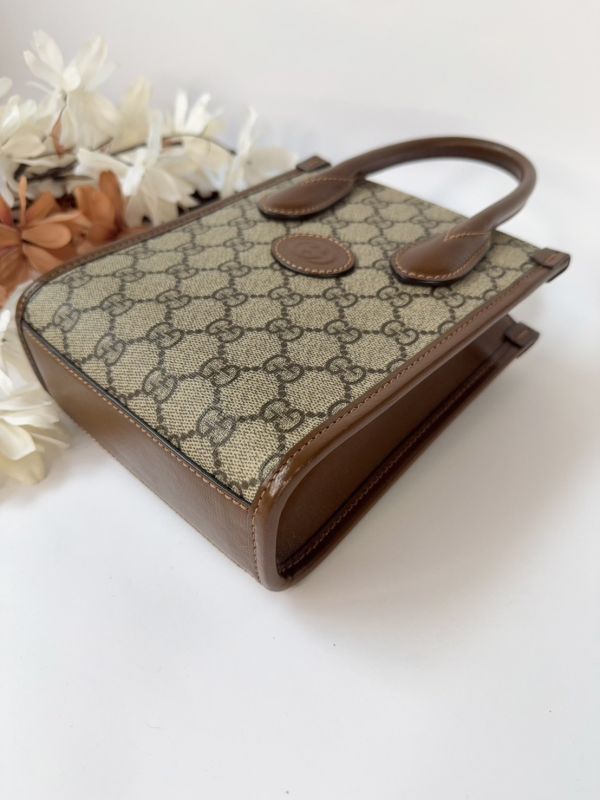 【分期0利率】Gucci 迷你琴譜包 棕色【9成新】 