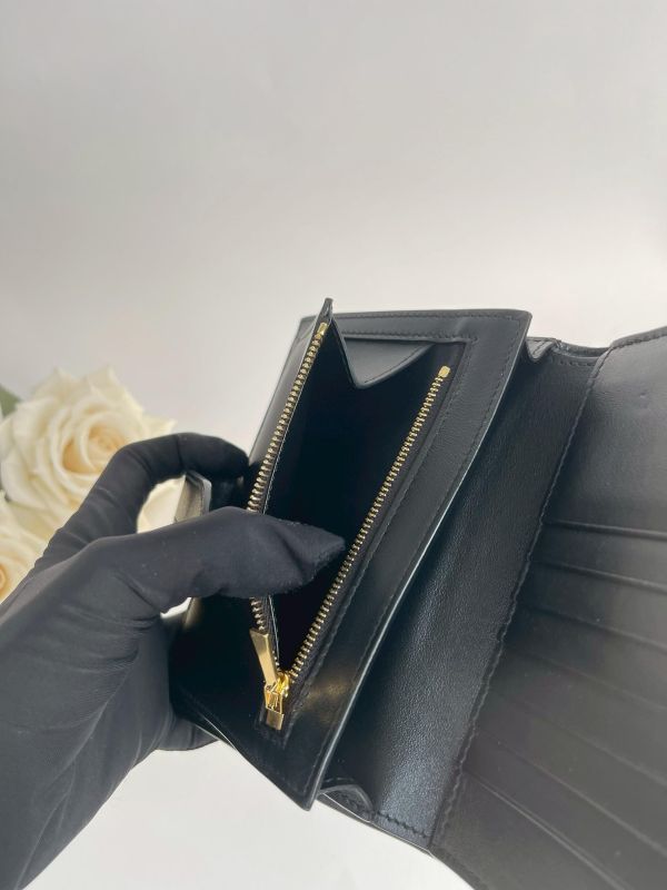 【95成新】CELINE STRAP粒面小牛皮錢包 