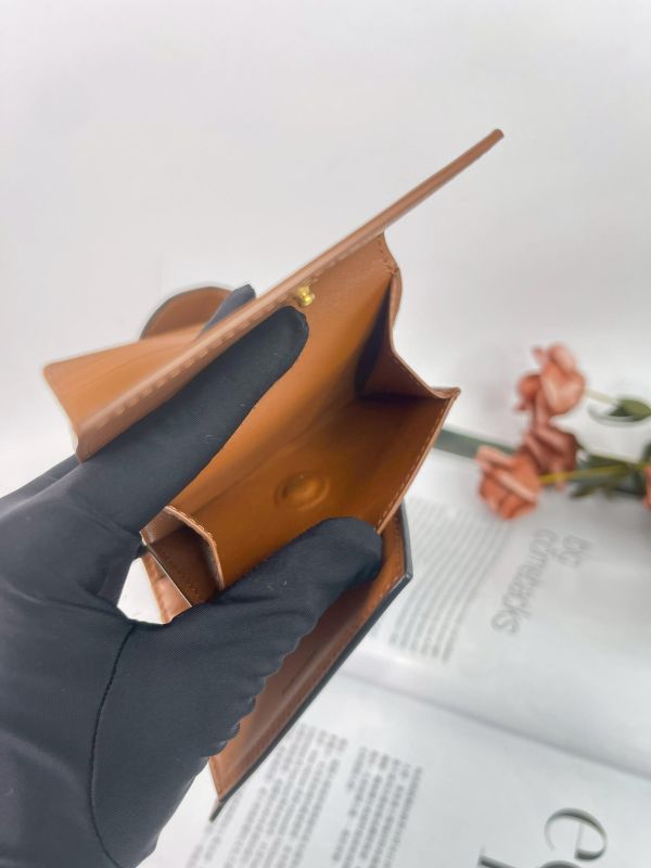 【9成新】CELINE凱旋門三摺短夾 