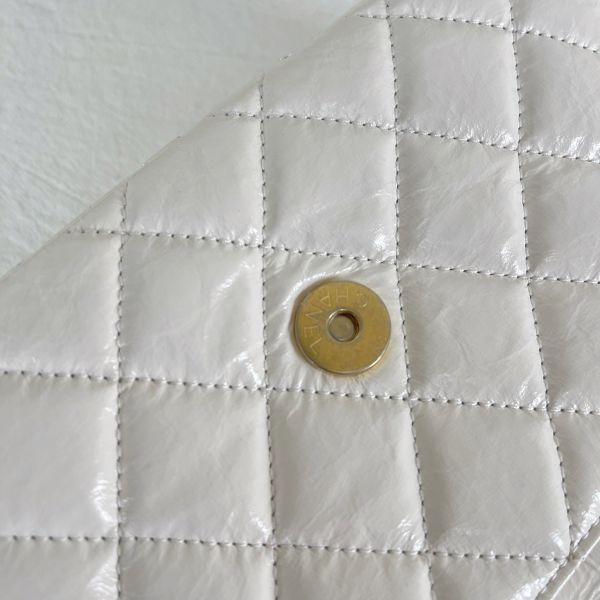 【12期0利率】CHANEL 油蠟皮天貓長背帶HOBO 中號【23年1月北京購證】【95成新】 