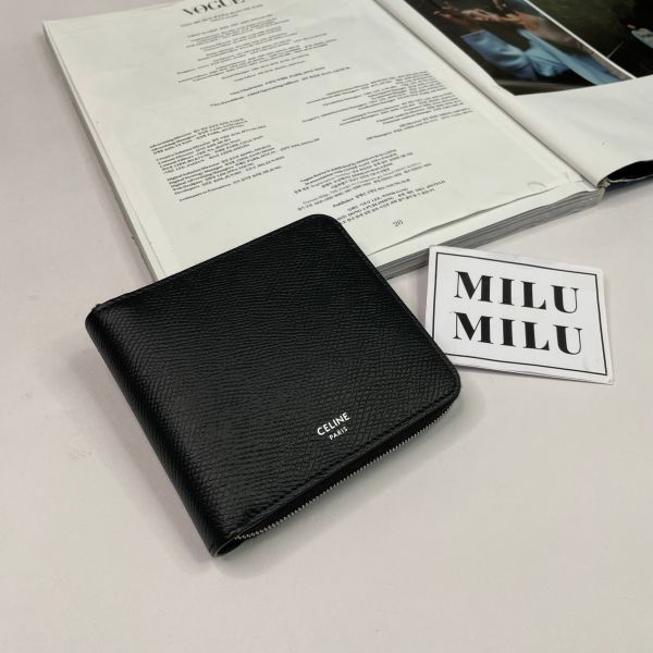 【9.5成新】【12期0利率】ZIPPED BI-FOLD WALLET拉鍊零錢包 