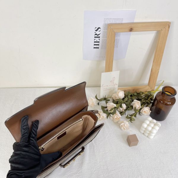 【12期0利率】GUCCI Horsebit 1955小型肩揹袋【95成新】 