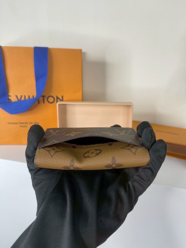 【分期0利率】LV Rosalie 雙色零錢卡包【99成新】 