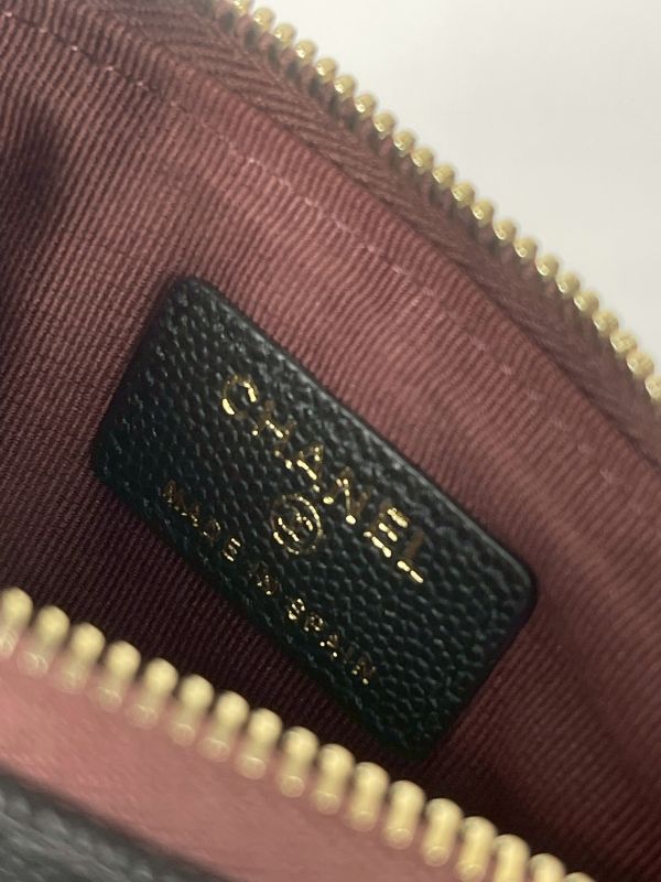 【分期0利率】CHANEL 一字拉鍊零錢包 【未使用閒置品】 