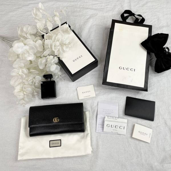 【12期0利率】GUCCI  翻蓋長夾 【9成新】 