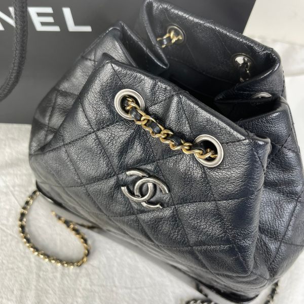 【12期0利率】CHANEL Gabrielle 後背包【18年4月台灣購證】【9成新】 