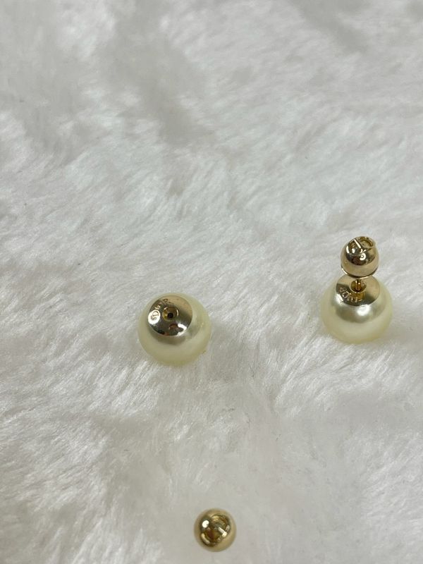【分期0利率】DIOR 珍珠耳針耳環【95成新】 
