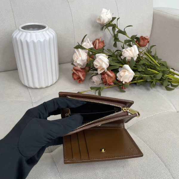 【12期0利率】GUCCI HORSEBIT 1955 6卡短夾【85成新】 