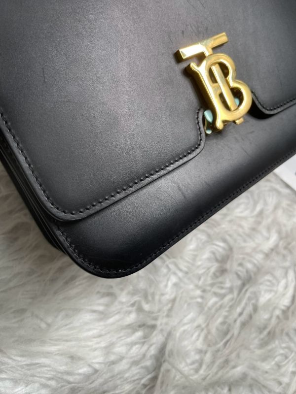 【分期0利率】BURBERRY TB LOGO肩背包 中號【9成新】 