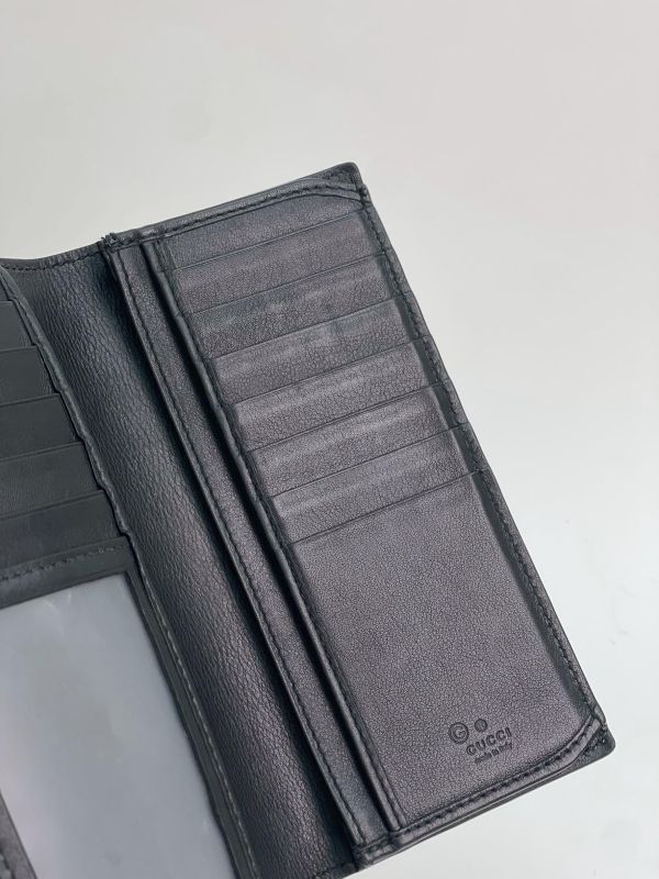 【85成新】GUCCI Guccissima GG壓紋對開長夾 