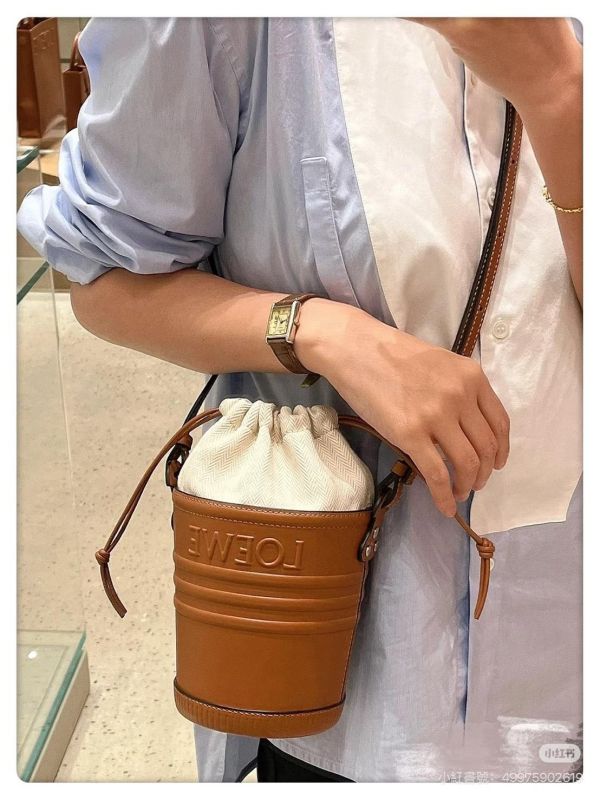 【99成新】LOEWE 園丁水桶包 