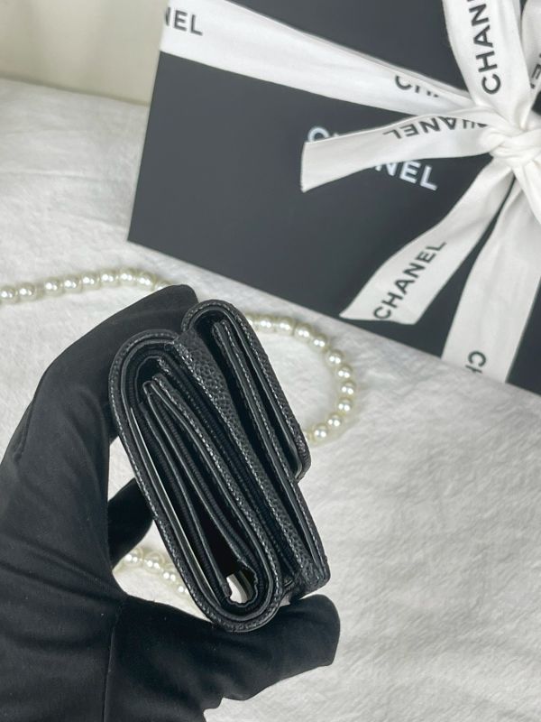 【分期0利率】CHANEL 23S 迷你雙層三折短夾【全新品】 