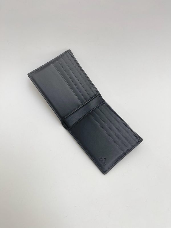 【9成新】GUCCI 織帶8卡短夾 
