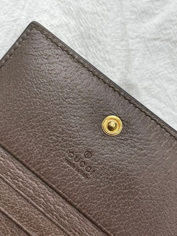 【分期0利率】GUCCI OPHIDIA GG零錢對開短夾【95成新】 