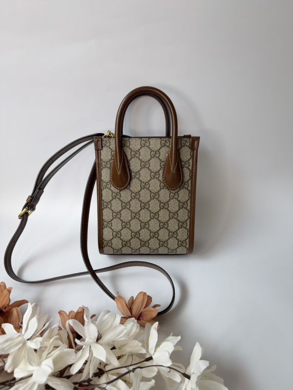 【分期0利率】Gucci 迷你琴譜包 棕色【9成新】 