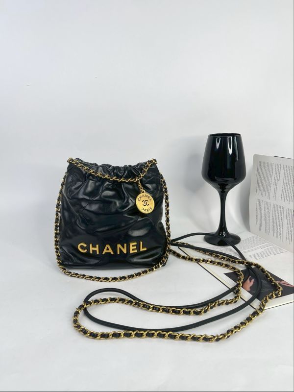 【95成新】CHANEL 22 迷你束口包 