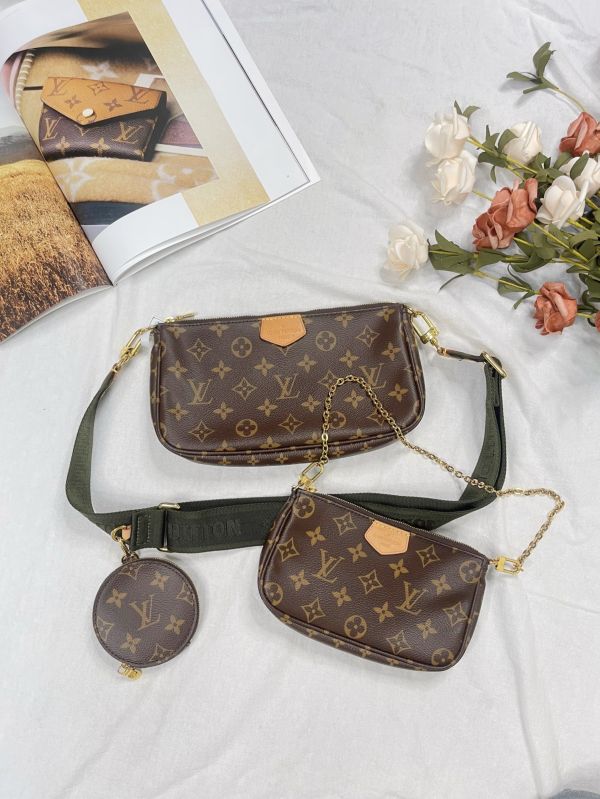 【分期0利率】LV Multi Pochette Accessoires【9成新】 